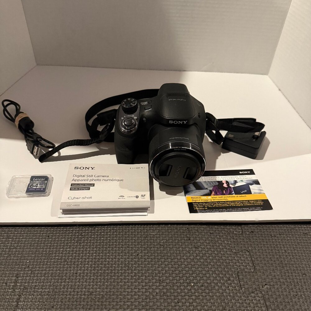 Sony Cyber-Shot DSC-H400 Digital Camera 63x Zoom, Works Perfectly & Like New - Picture 2 of 6